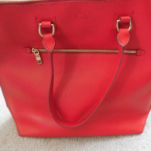 JCrew leather tote